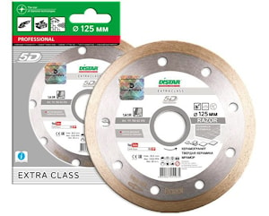 Алмазный диск Distar по плитке для УШМ RAZOR 125 мм  
