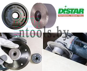 ГАЙКА-ФРЕЗА АЛМАЗНАЯ ШЛИФОВАЛЬНАЯ DGM-S 50/М14 Hard Ceramics 70/80 Distar