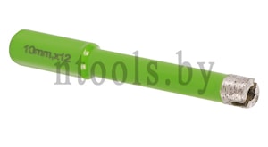 Алмазная коронка по керамограниту и мрамору 10 мм Distar Granite Active для дрели