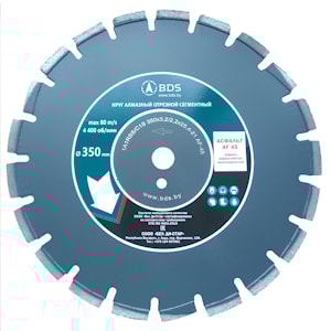Алмазный диск BDS AF45/AF161 500х3,8/2,8х10х25,4-30 1A1RSS/C1