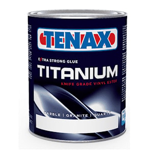 Полиэфирный клей-мастика для камня TENAX Solido Titanium Axtra Clear   