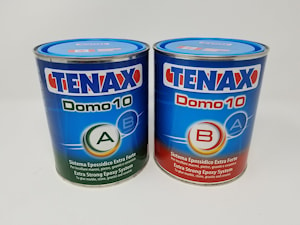 Эпоксидный клей для камня двухкомпонентный TENAX DOMO-10 (A+B) Nera (1+1 л)   