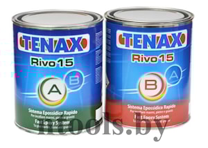 Эпоксидный клей для камня двухкомпонентный TENAX Rivo-15 (A+B) Nera (1+1 л)