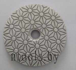 Алмазные гибкие шлифовальные круги (черепашки) 100 мм №3