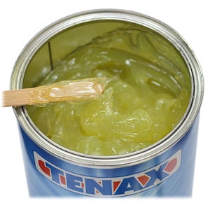 Полиэфирный клей-мастика для камня TENAX Tixo Xe Transparente (медовый густой)